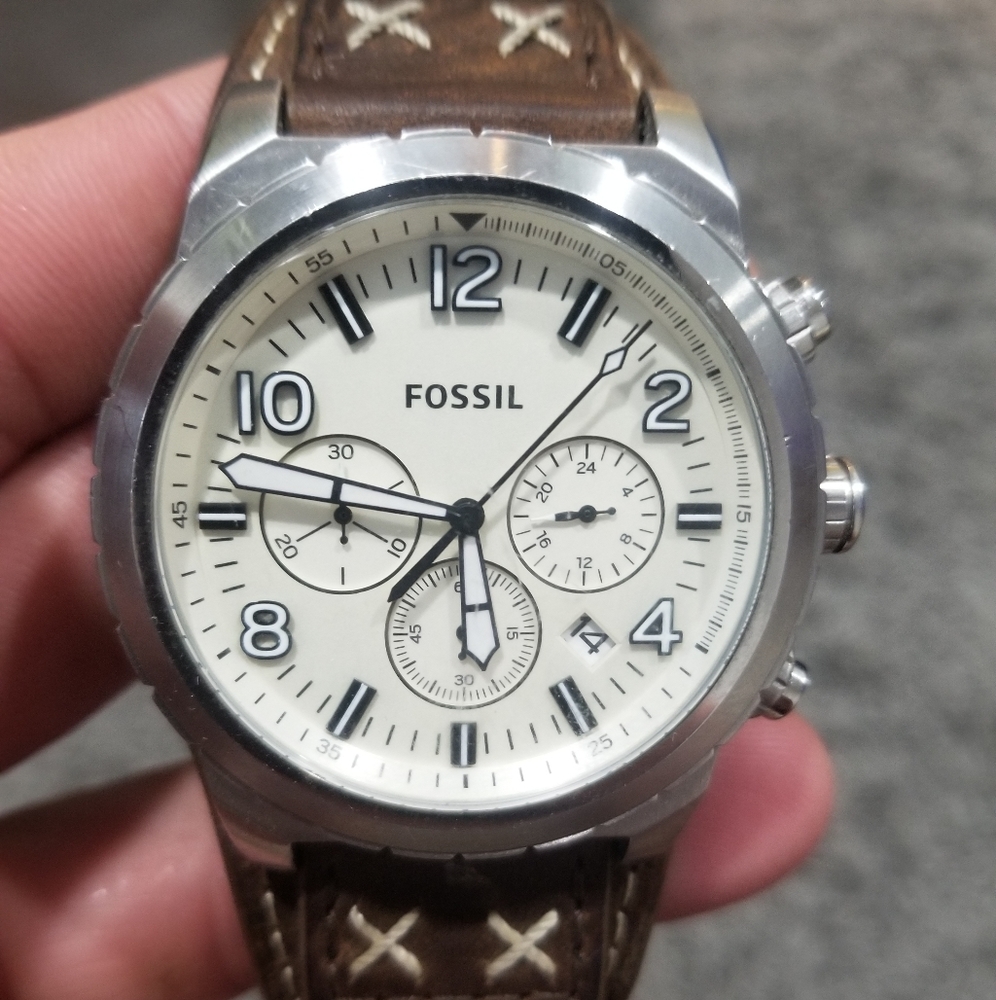 Watch fossil Gunuine leather